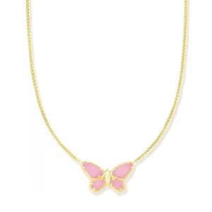 Dolly Parton x Kendra Scott Gold Butterfly Short Pendant Necklace